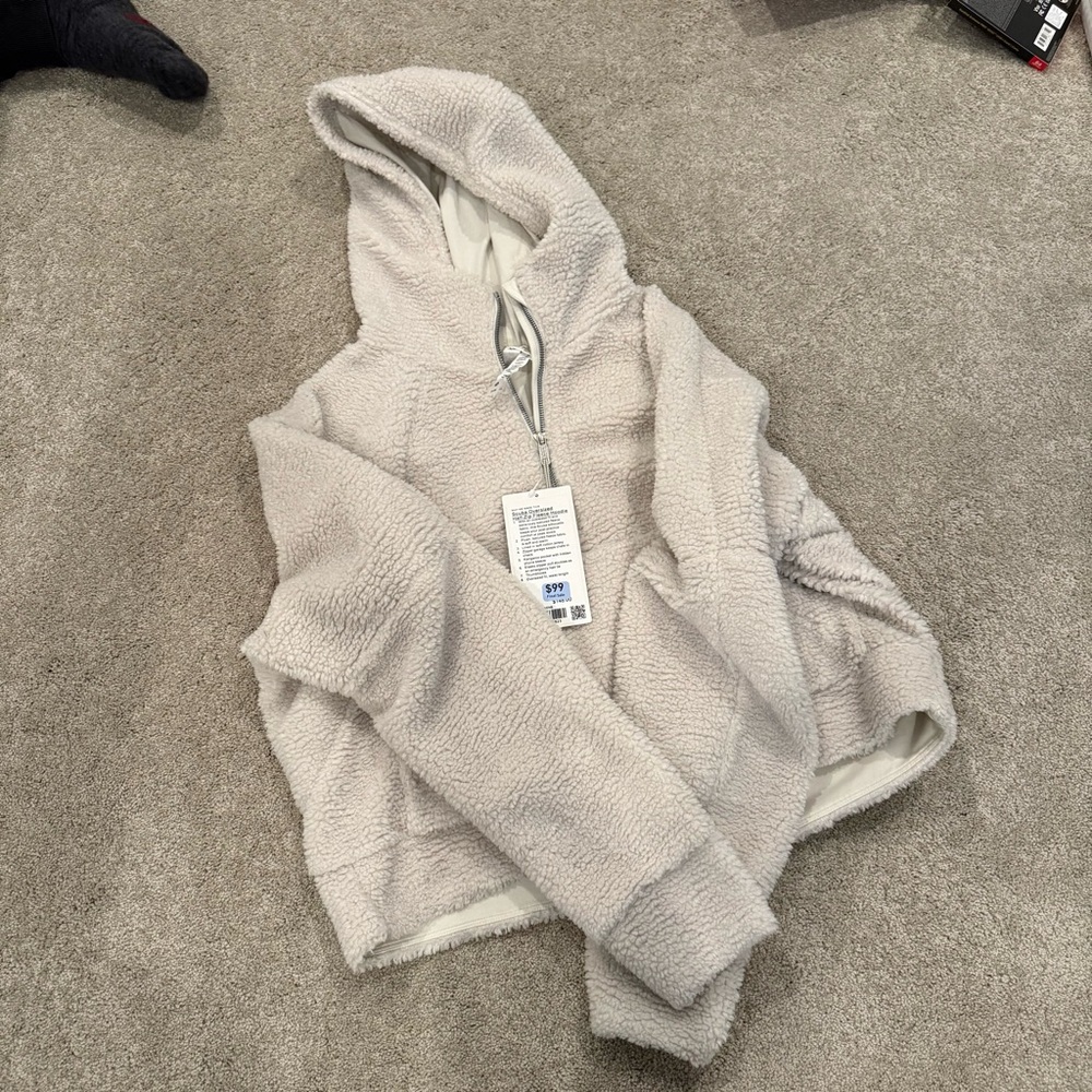 NWT Lululemon Scuba Sherpa Half-Zip Hoodie